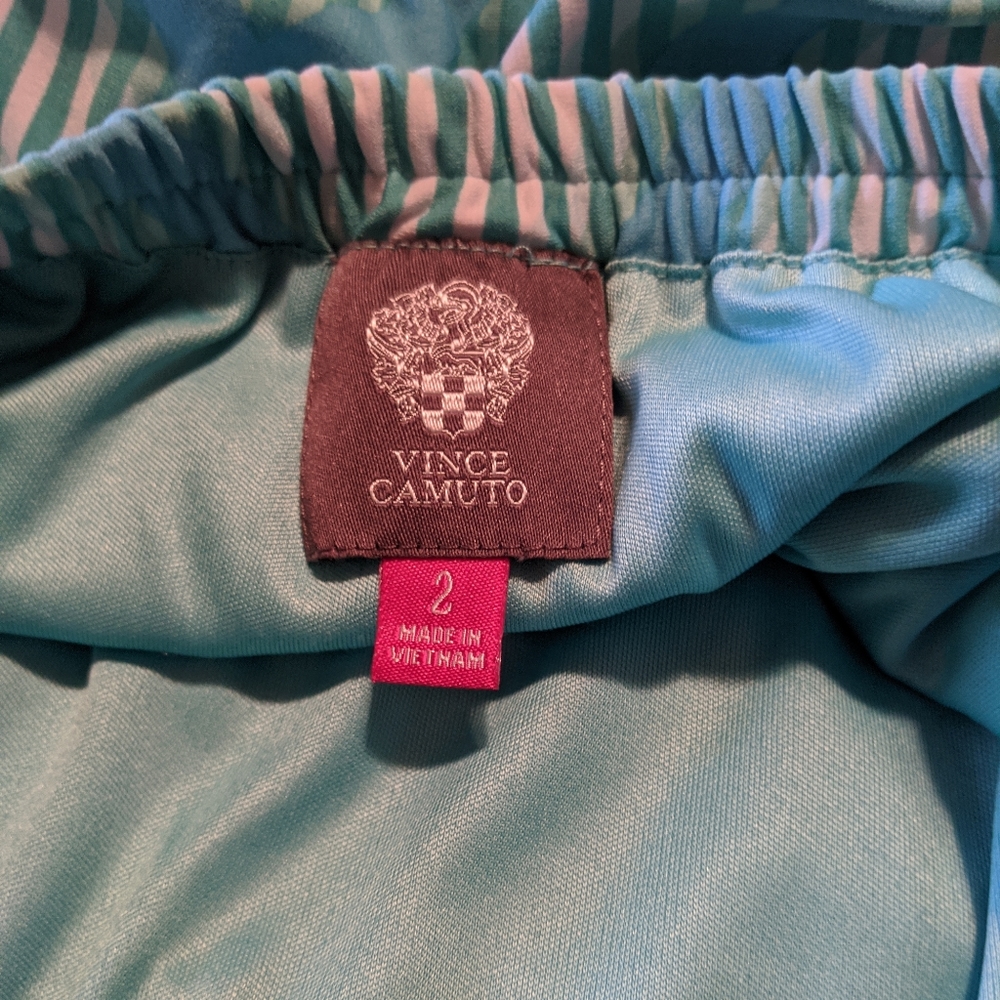 Vince Camuto Blue and Green Maxi Dress - Picture 2 of 12